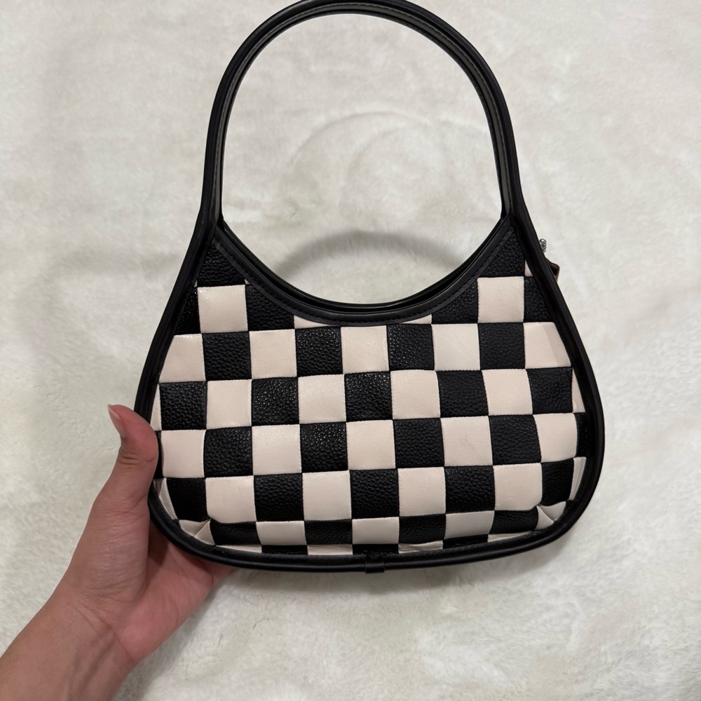 COACH Coachtopia Ergo Bag In Checkerboard Upcrafted Leather - Picture 2 of 9